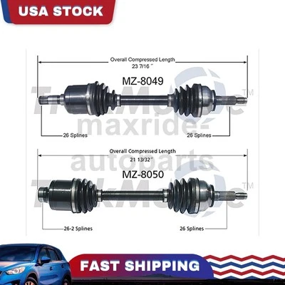 Junta de eje CV del lado del conductor del pasajero delantero para Mazda 626 1983 1984 1985 1986 Foto 1 de 3