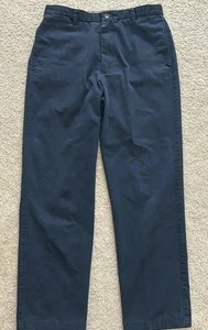 Banana Republic Pants Mens 33x31 Dark Navy Emerson Straight Fit Chino Classic - Picture 1 of 9