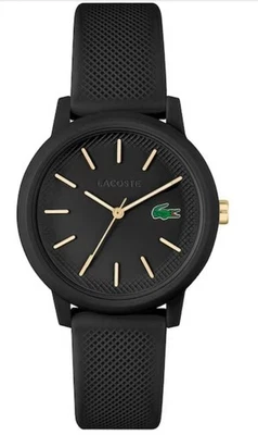 Reloj para mujer Lacoste 2001212 cuarzo esfera negra correa de goma texturizada 36 mm Foto 1 de 4