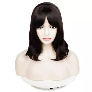 Black Curly Wig for Women Long Wig with Buns for Halloween Costume Cosplay Wigs… - Picture 1 of 8
