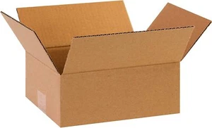 1-150 8x6x2 "Uline" Cardboard Packing Mailing Shipping Corrugated Box Cartons - Picture 1 of 2