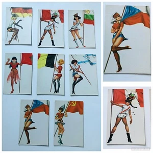 8 Cartoline Donne Umoristico/Erotiche Anni 60 - Foto 1 di 9