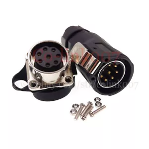 XHE28 8pin Outdoor Wasserdicht Stecker IP67,25A Luftfahrt Stecker Buchse - Bild 1 von 8