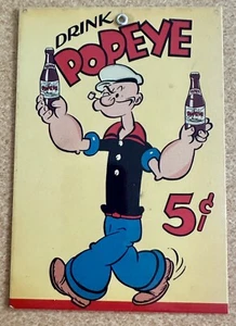 Letrero colgante de pared de metal para bebidas refrescantes Popeye - Imagen 1 de 2