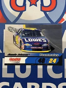 2002 Press Pass Trackside Teammates Jimmie Johnson Jeff Gordon - Picture 1 of 2