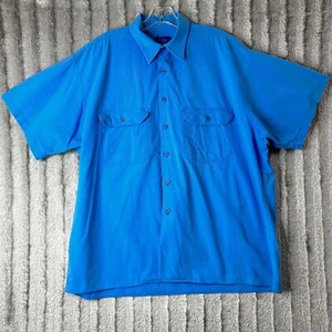 Lobo By Pendleton Men’s Button Up Shirt Size XL Blue - Picture 1 of 9
