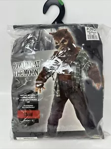 HOWLING AT THE MOON WEREWOLF COSTUME Child Size Medium - Picture 1 of 4