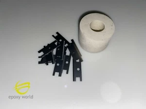 Renew Kit for the CDA-08 or CDA-16 Chopper Guns, 12 Blades & Anvil Roller - Picture 1 of 2
