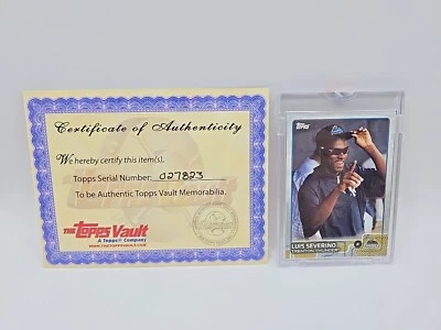 Luis Severino 2015 Topps Pro Debut #21 Blank Back 1/1 Rookie Card New York Mets - Image 1 of 4