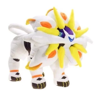 10" Anime White Solgaleo Plush Cartoon Stuffed Toys Soft Animation Doll Cute - Picture 1 of 8