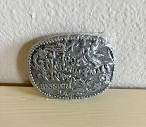 1991 Hesston National Finals Rodeo NFR Cowboys Youth Size NOS Belt Buckle - Picture 1 of 5