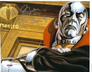 Autógrafo firmado Maurice LaMarche GI Joe Destro 8x10 foto PSA ADN certificado de autenticidad db-21 - Imagen 1 de 10