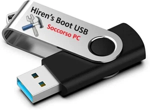 Chiavetta USB Hiren's Boot Pendrive Riparazione PC Windows Rescue Password - Imagen 1 de 1