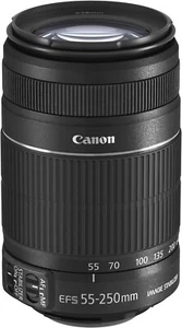 Canon EF-S 55-250mm F/4-5.6 IS Lens for Canon SLR Cameras NEW - Picture 1 of 6