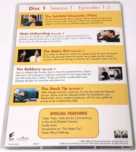 Seinfeld Season 2 DVD (Disc 3) 2004 Five Episodes Comedy Jerry Very Good! - Bild 1 von 1