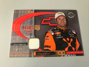 2003 Wheels American Thunder Heads Up Chevy 5 Robby Gordon Driver Worn Hat /90