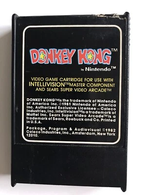 Coleco Donkey Kong de Nintendo, 1982 cartucho solo sin probar Foto 1 de 4