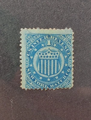 U.S.A MATCH AND MEDICINE STAMPS SCOTT RO136b. - Image 1 of 2