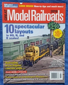 Great Model Railroads 2019 from Model Railroader 10 Spectacular Layouts HO/N/O - Picture 1 of 12