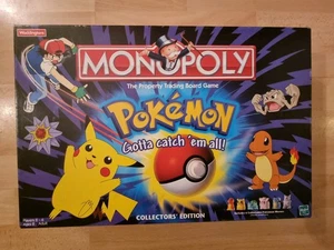 Parker Brothers Pokémon Monopoly 1999 Vintage Collector's Edition KOMPLETT - Bild 1 von 6