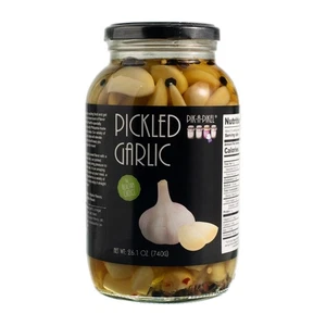 26.1 Oz Pickled Garlic Original Made from Fresh Garlic, With Antioxidant - Picture 1 of 6