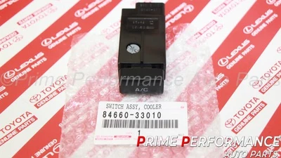 Interruptor enfriador de aire acondicionado Toyota Camry 1992-1999 genuino OEM 84660-33010 Foto 1 de 4