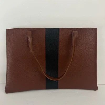 Vince Camuto womens brown faux leather shoulder bag - Image 1 of 4