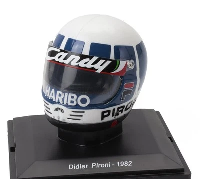 MODELLISMO AUTO STATICO HELMET F1 CASCO DIDIER PIRONI 126/C2 FERRARI 1982 1/5 - Immagine 1 di 3