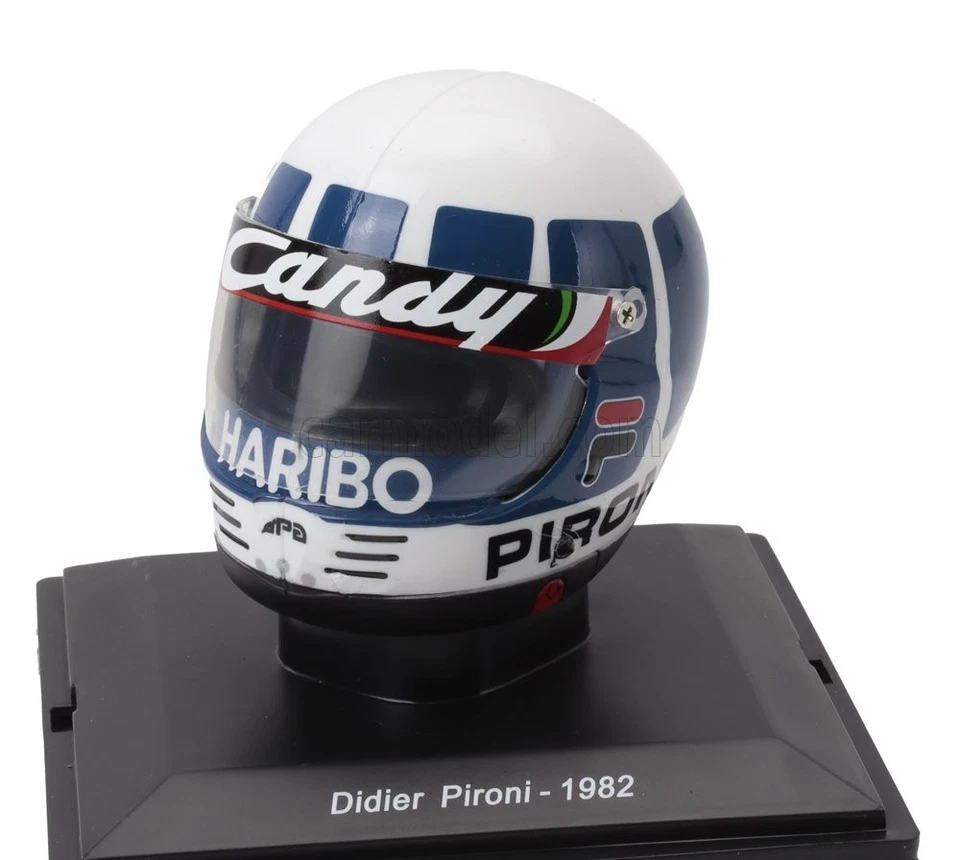 MODELLISMO AUTO STATICO HELMET F1 CASCO DIDIER PIRONI 126/C2 FERRARI 1982 1/5 - Immagine 1 di 3