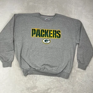 Majestic Green Bay Packers Sweatshirt Mens 2XL NFL Football Pullover - Picture 1 of 7