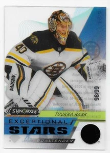 20/21 UPPER DECK SYNERGY EXCEPTIONAL STARS BLACK Tuukka Rask #98/99 - Picture 1 of 1