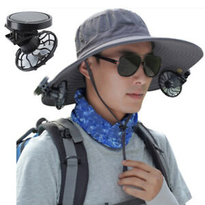 Hat Solar Fan Outdoor Traveling Camping Hiking Fishing Sports