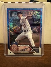 2023 Topps Series 2 #391 Walker Buehler Blue Foil /999 Los Angeles Dodgers