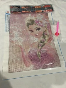 5D DIY Diamond Art Painting, Embroidery Kit Craft Frozen Elsa - Picture 1 of 2