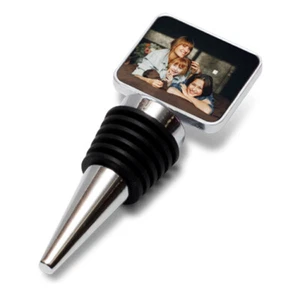 Personalised Bottle Stopper, Personalised Wine Saver, Any Picture Name or Text - Picture 1 of 2