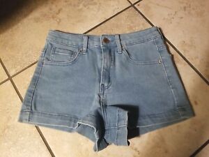 Forever 21 Los Angeles Juniors Girls & Womens Jeans Shorts Blue Denim Size US 26