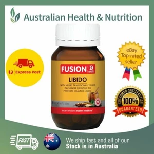 FUSION HEALTH LIBIDO 60 CAPSULES + FREE SHIPPING & SAMPLE - Picture 1 of 2