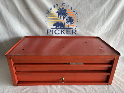 1977 Vintage MATCO 26" Wide Middle Intermediate Tool Box Nov 77 Model MB 203 - Image 1 of 4