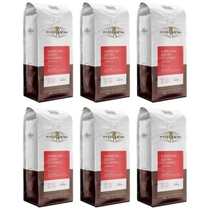 Granos de café espresso Miscela D'Oro ESPRESSO GUSTO CLASSICO, 6 bolsas - 2,2 lb ea - Imagen 1 de 5