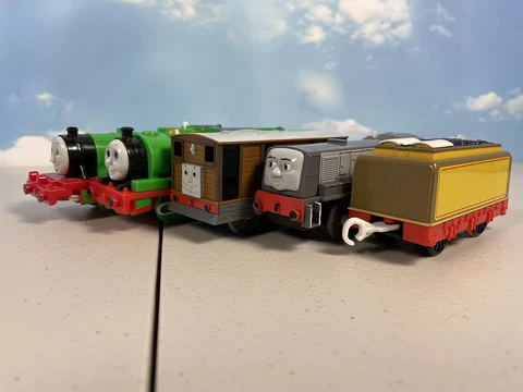 TOMY Thomas Henry, Percy, Toby, Dennis, and Molly's tender Lot (ALL DO NOT RUN) Cover