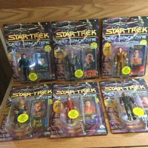 Vintage Playmates Star Trek Deep Space neun Actionfiguren 1993 6 Stück - Bild 1 von 7