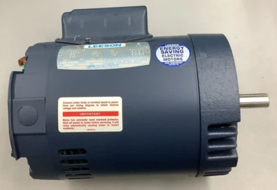 Leeson 110241.00 Single-Phase Electric Motor 3/4HP 3450RPM 115/208-230V (R8) - Image 1 of 4