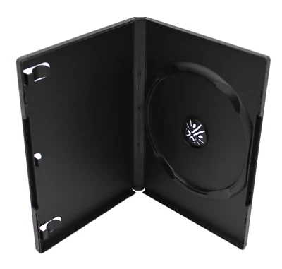 Standard Black DVD 1-disc Replacement Case 14mm Premium movie Storage Shell Case - Image 1 of 3