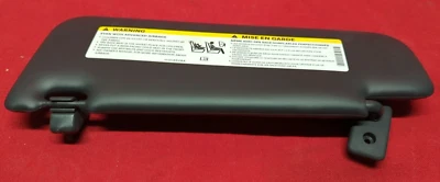 2012 2013 2014 2015 Fiat 500 Sport RIGHT PASSENGER Sun Visor Black w/ Mirror - Image 1 of 4