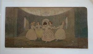 Antique 19th Century Colored Print  - Picture 1 of 7