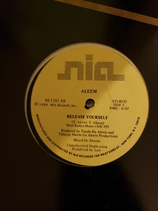 ALEEM RELEASE YOURSELF 12 INCH 1984 EX CLASSIC SPIN Electro funk soul NIA record - Picture 1 of 4