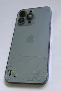 Original Apple iPhone 13 Pro Gehäuse Rahmen Glasbruch Für Refurbisch Sierrablau - Zdjęcie 1 z 2