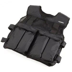 GILET ZAVORRATO 10 KG REGOLABILE GIUBBOTTO PESI NERO JACKET BLACK GIACCA - Imagen 1 de 1