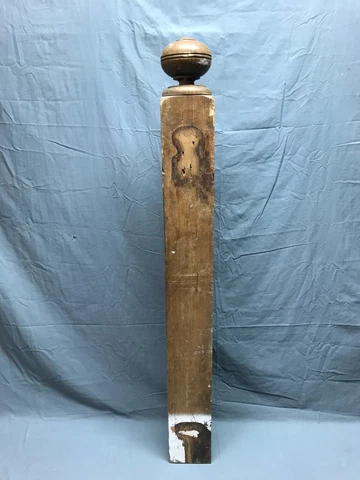 Antique Decorative Hardwood Oak Newel Post 5x42 Old Vintage Staircase 1474-22B Cover