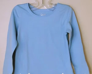 NEW Girl's The Children's Place Plain Light Blue Long Sleeve Top Shirt Size: 3T - Picture 1 of 1